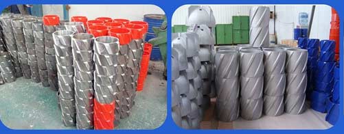 Aluminium solid rigid centralizers