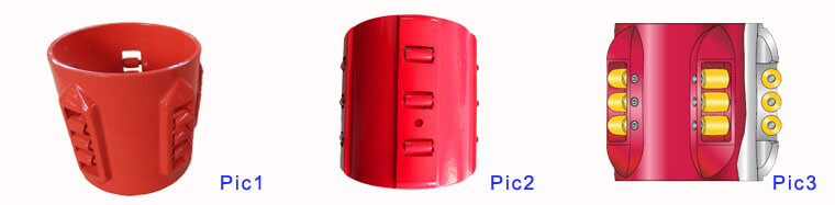 Different Blade style Straight Blade Roller Centralizer

